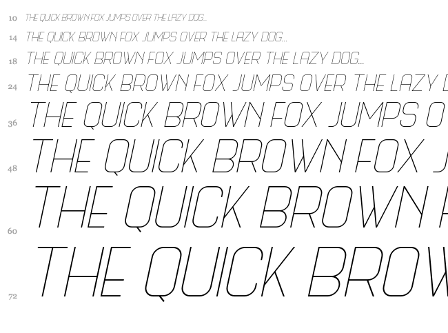 Science Fair font waterfall